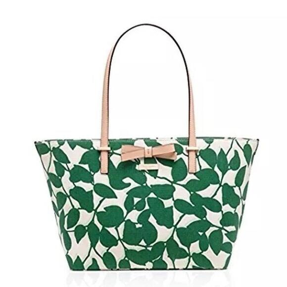 kate spade Handbags - Kate Spade South Poplar Street Francis Leaves Tote - NWOT